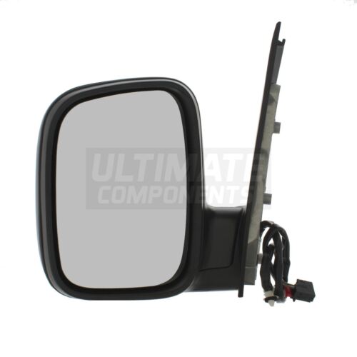 Volkswagen Caddy Van 2010-> Electric Door Wing Mirror Black Passenger Side Left - Picture 11 of 24