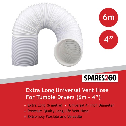 Tubo sfiato asciugatrice UNIVERSALE lungo 5 m ventilato 4" 5 metri tubo condotto forte - Foto 11 di 12