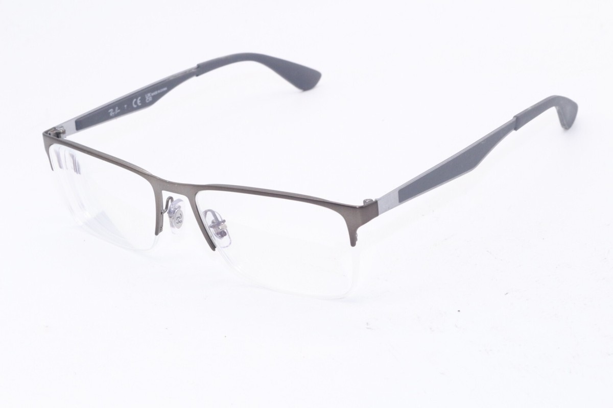 RAY-BAN RB 6335 2855 GUNMETAL GREY AUTHENTIC FRAMES EYEGLASSES 54