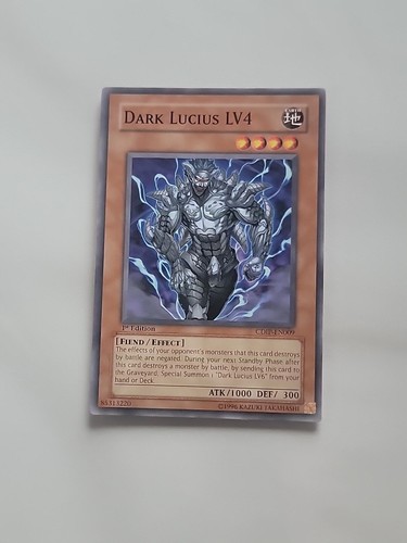 Dark Lucius LV4 - CDIP-EN009 - 1st Edition - YuGiOh-LP  - Picture 1 of 2