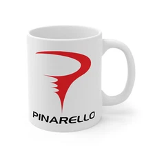 Pinarello Bicycle Bike Logo 11oz Coffee Tea White Mug