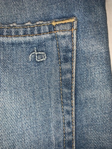 Gebraucht - Rag & Bone Mid Rise Distressed Denim Jeans Damen (Größe 29)  - Bild 10 von 12