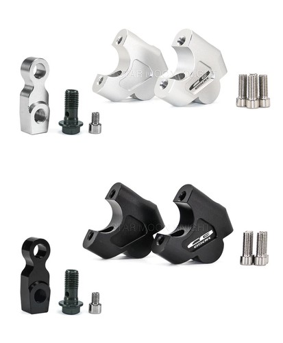 Motorcycle Handlebar Riser For Honda CB650R 19-2024 CNC Raisers Up And Backwards - Picture 8 of 17