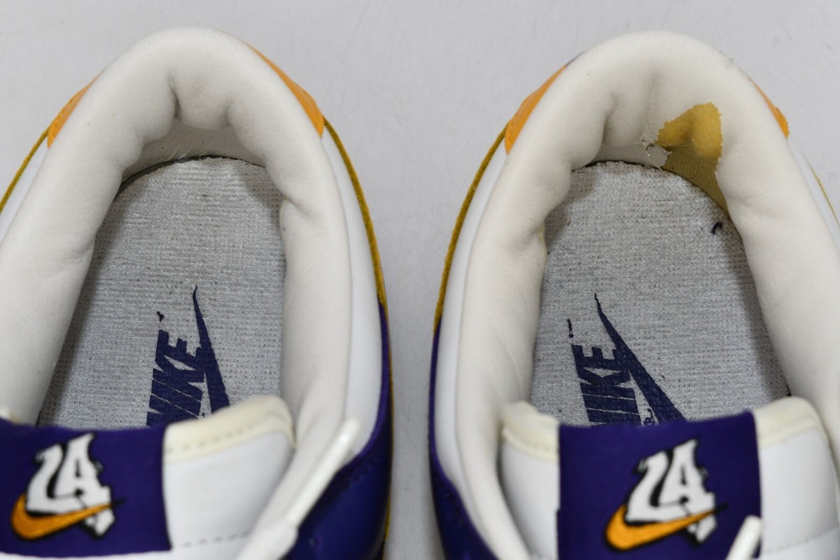 靴 NIKE DUNK LOW LA LAKERS 2004 309431 751 2004 NIKE DUNK LOW LOS ANGELES LA LAKERS 309431-751 SB 11