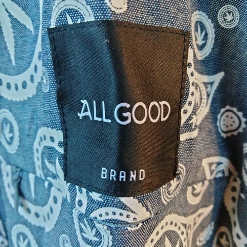 (J) All Good Paisley Weed Print Jacket Size XL - Picture 5 of 16