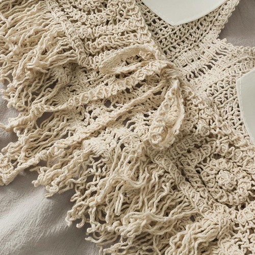 Sexy Boho Beach Holiday Camisole Halter Women Crochet Knit Swimsuit Bra Backless - Picture 10 of 21