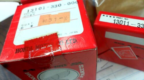 HONDA PISTON KIT 13009-324-000 STANDARD SIZE CB125 TL125 CB500 OEM NOS - Picture 2 of 4