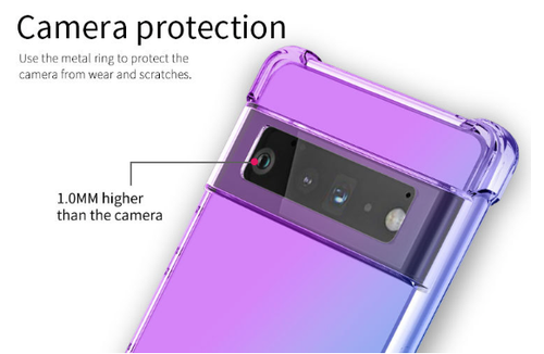 Shockproof Gradient Coque Cover Case for Google Pixel 8 Pro Pixel 7 Pro Pixel 6 - Photo 5 sur 13