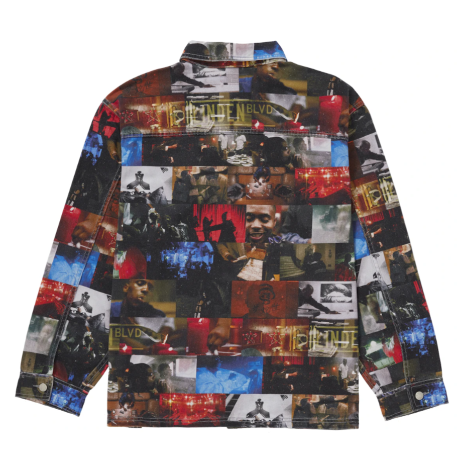 ジャケット・アウター Supreme Nas DMX Collage Denim Chore Coat Supreme F/W 21 Nas and DMX Collage Denim Chore Coat