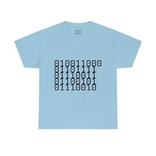 Unisex Heavy Cotton Tee Binary for LOSER and Loser on back of shirt - Bild 92 von 145