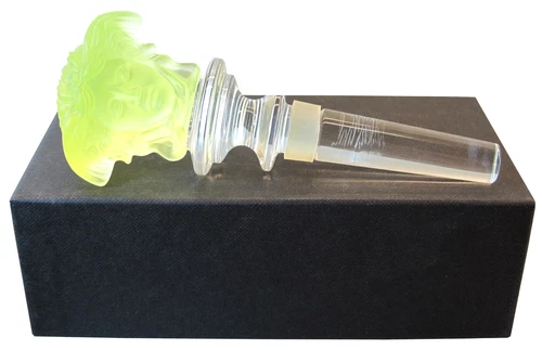 Medusa bottle stopper in nail yellow II. Choice
