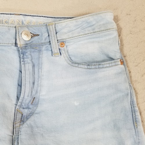 American Eagle jeans men's 29 x 32 Airflex+ Skinny straight blue denim pants - Picture 4 of 15