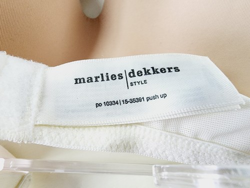 Sujetador Marlies Deckkers Dame De Paris blanco pushup inmersión 38C - Imagen 3 de 4