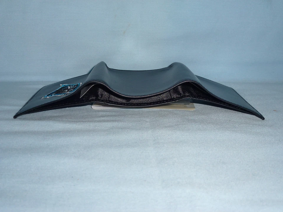 NEW JERSEY / BROOKLYN NETS   embroidered  Leather TriFold Wallet    NIB    black - Image 4 of 4