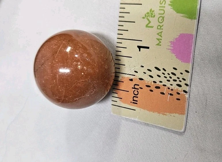 VTG The Bombay Company Wood Solitaire Game 1994 35 LRG Heavy Marbles 13.5” Board - Image 2 of 4