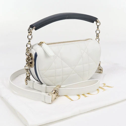 SAC BANDOULIÈRE AUTHENTIQUE CHRISTIAN DIOR S7200ONOA MICRO HOBO FEMME BLANC F/S