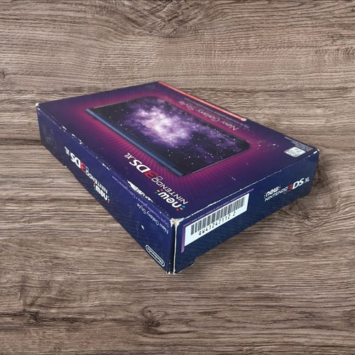 Purple Galaxy New Nintendo 3DS XL Console Box & Cardboard Insert ONLY - Picture 6 of 12