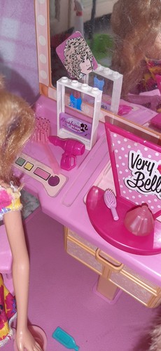 BARBIE STYLING SALON 1987 PLAYSET RARE MATTEL VINTAGE DOLL ANNI 80 BEAUTY SALONE - Picture 15 of 17