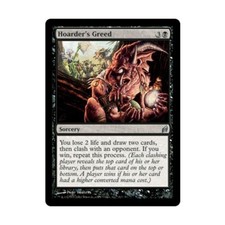WOTC MtG Lorwyn Hoarder's Greed (U) (Foil) EX