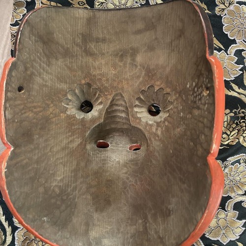 Japanese Traditional Noh Mask "Kobeshimi" nōgaku kabuki G54581 - Picture 5 of 8