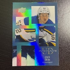 2024-25 UD hockey series 2 Zach Dean Portraits Card P-52