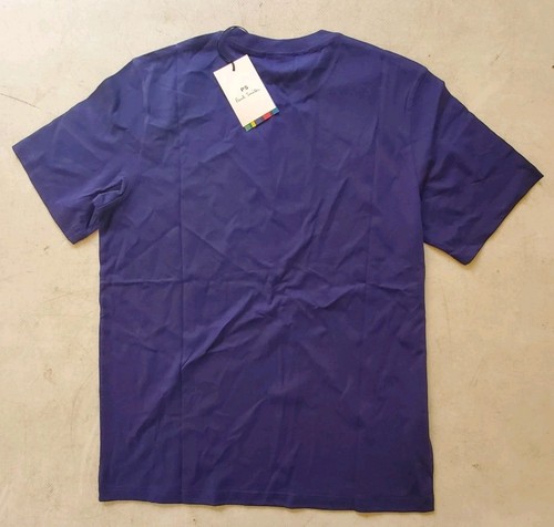 PAUL SMITH Tshirt T Shirt Mens M Regular Fit Midnight Blue Zebra Silhouette - Picture 2 of 9