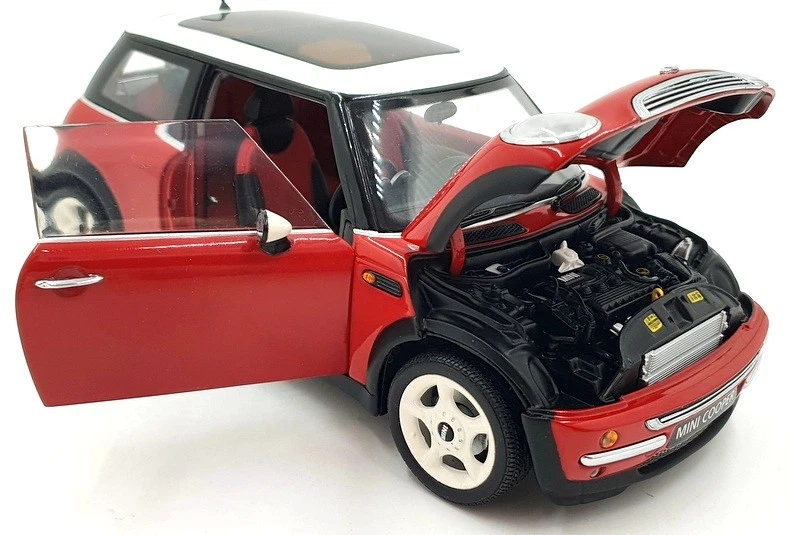Kyosho 1/18 Scale Diecast 08553R - Mini Cooper - Red - Image 3 of 4