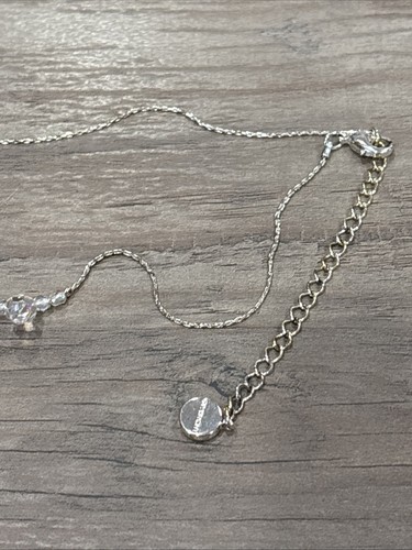 Givenchy Women’s Silver Tone With Clear Beads #194 - Picture 11 of 12