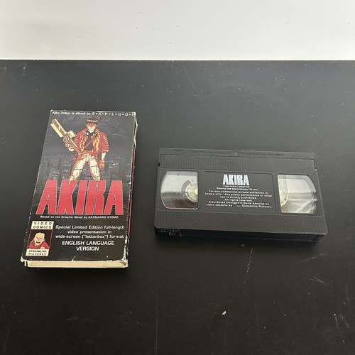 Akira 1989 English Widescreen Letterbox VHS Tape Streamline Pictures Limited - Imagen 1 de 10