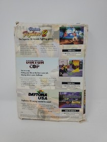 Sega Saturn 3 Game Set Virtua Fighter 2 Virtua Cop Dayton USA Complete CIB