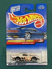 Hot Wheels Mega Graphics Series Mustang Cobra 2 of 4 #974 - 1998 B6