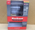KWIKSET 740SAL514SQTSMT SMARTKEY SINGAPORE SQUARE KEYED DOOR HANDLE MATTE BLACK