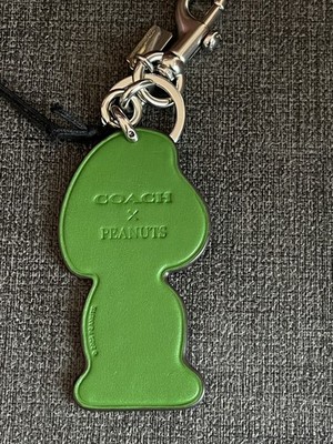 NWT Coach x Peanuts 75th Peppermint Patty Leather Green Bag