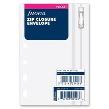 Filofax 213618 Zip Closure Envelope, Pocket Size