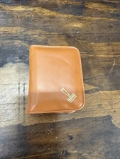 Vintage Unused Mini Travel Shaving Kit Burnt Orange