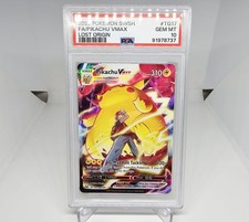 Pikachu VMAX TG17/TG30 Swsh11: Lost Origin Trainer Gallery Holo PSA 10