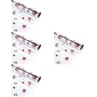  4 PCS Cellophane Wrapping Xmas Roll Basket Santa Christmas Wrapper