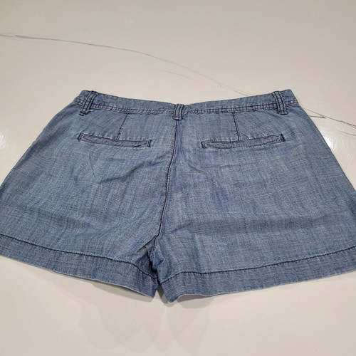 A New Day Shorts Womens Size 2 Lightweight Blue Everyday Casual Shorts Bin 3 - Picture 2 of 5