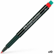 Dauermarker Faber-Castell Multimark 1513 F Rot [10 Stück]