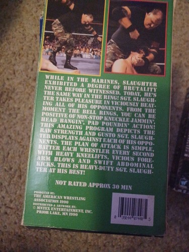 Sgt Slaughter & Co AWA All Star Wrestling VHS 1985 - Picture 2 of 2