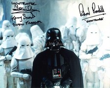 STAR WARS - Snowtroopers Triple Signed Photo - 3 GENUINE SIGNED AUTOGRAPHS STAR WARS - Snowtroopers Triple Signed Photo - 3 GENUINE SIGNED AUTOGRAPHS