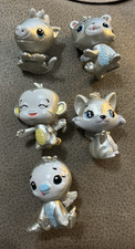 Lot of 5 Hatchimals Colleggtibles Super Rare Exclusive Platinum Figures