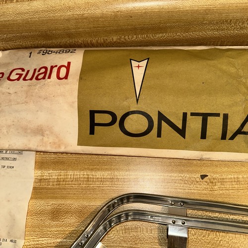 1968 1969 Pontiac Tempest Door Edge Guards 4 Door OEM 984892 New Old Stock GM - Picture 8 of 13