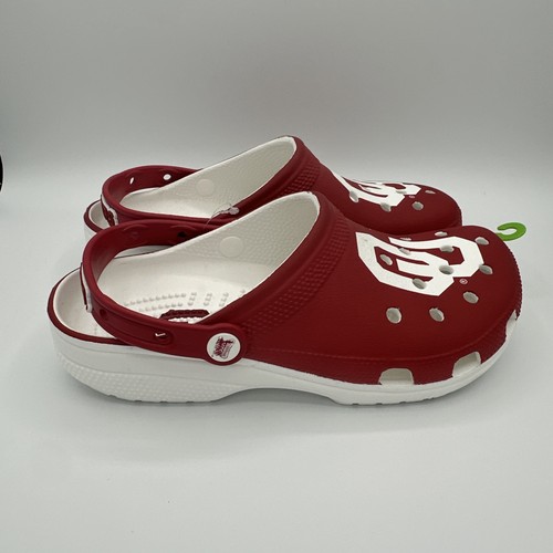 Crocs University Of Oklahoma uomo 8 donna 10 nuovo fuori produzione Sooners NCAA - Foto 8 di 12