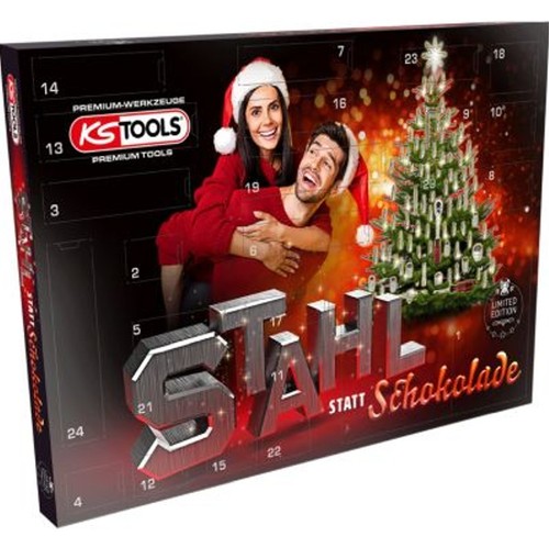 KS Tools 9994444 Advent Calendar Xmas Gift Tool Set 131pcs LED 1/4 Socket Kit - Picture 3 of 5