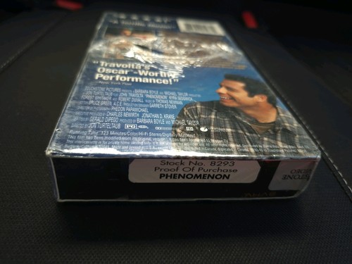 Phenomenon (VHS, 1997) Original Factory Sealed. Rare. - Picture 4 of 9