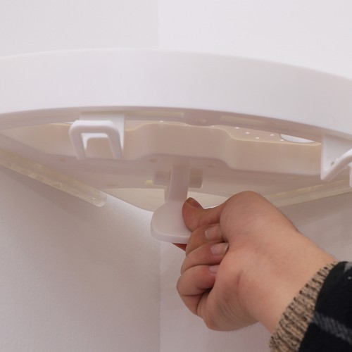 Wall Shelf Strong Suction Shower Corner Shelves Triangle Cup Bathroom Rack - Bild 9 von 11