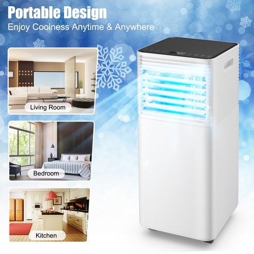 Portable 8000 BTU Air Conditioner 3-in-1 Air Cooler w/ Fan Mode &Dehumidifier - Picture 6 of 8