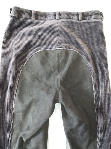 Euro Star Reitmoden Made In Germany Breeches Brown Corduroy Full Seat 28L US - Picture 11 of 15