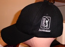 Rare Nike Tiger Woods Scottsdale TPC Flex Fit Golf Cap Hat Black Size L/XL